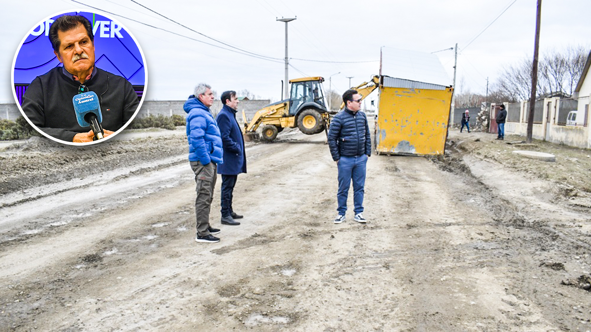 Arrancó la obra de pavimento en el barrio Evita de Río Gallegos y se viene la del Juan Pablo II