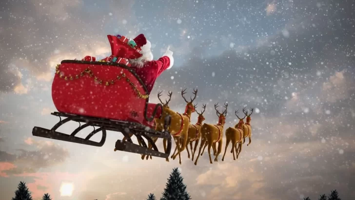 En vivo. ¡Seguí el recorrido de Papá Noel por todo el mundo en esta Navidad!