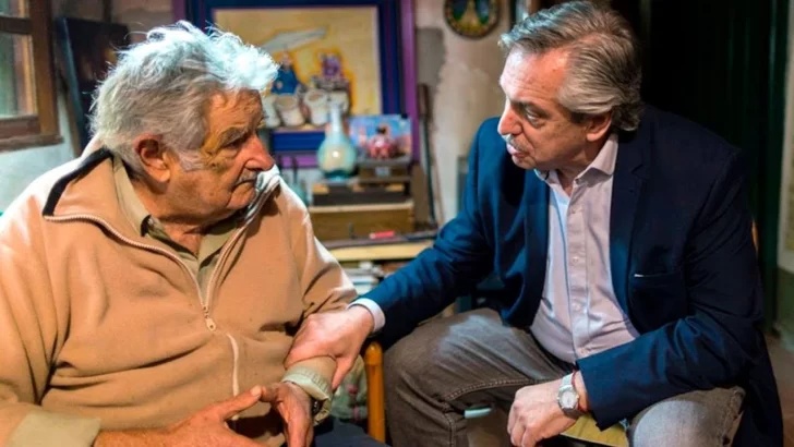 “No te estás despidiendo, nunca te vas”, el mensaje de Alberto a Pepe Mujica