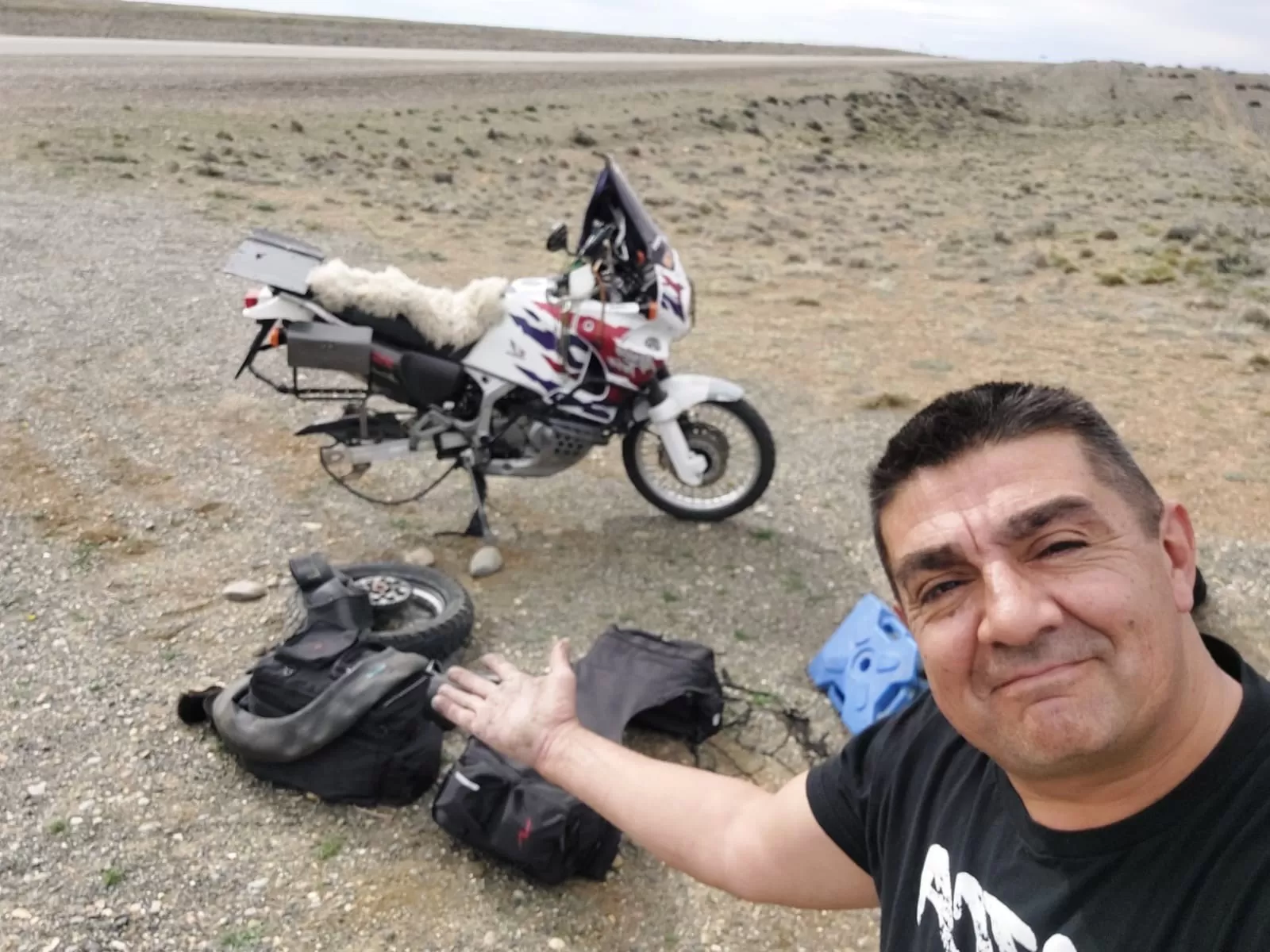 La travesía en moto de “Pipo” López: “La vida me dio esta revancha”