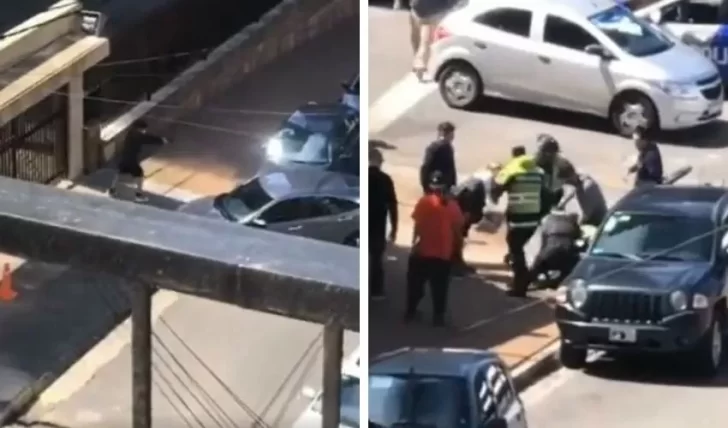 A los tiros en “La Feliz”: un hombre se bajó de su auto y empezó a disparar contra otro vehículo