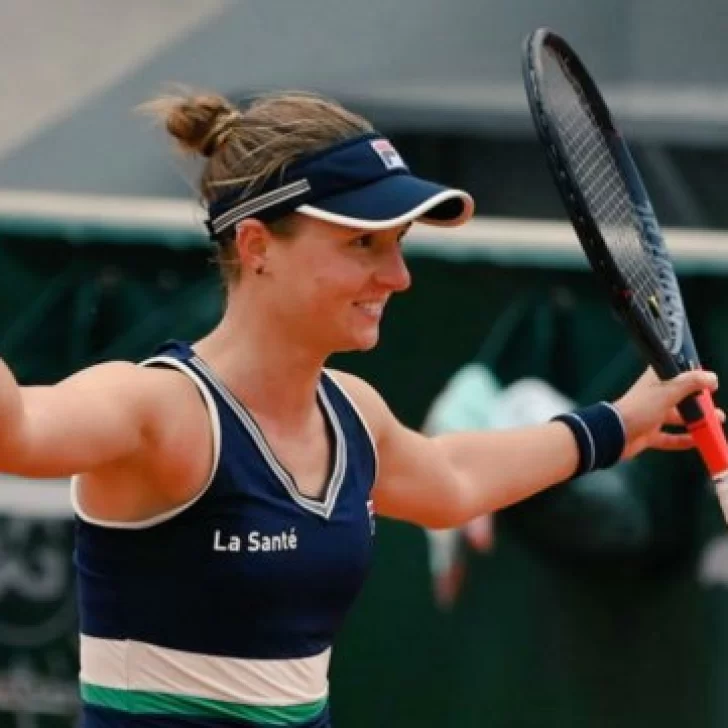 La tenista argentina Nadia Podoroska sigue haciendo historia en Roland Garros