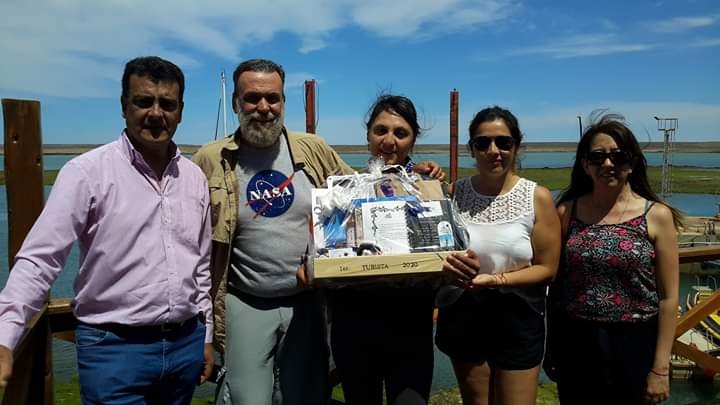 Los primeros turistas del 2020 que llegaron a Puerto Deseado son de México