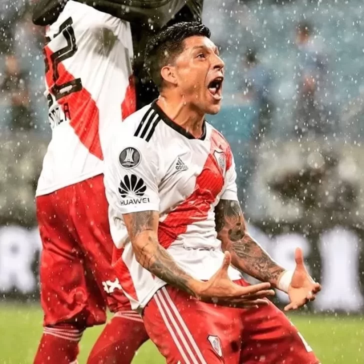 Con Enzo Pérez como arquero, River ganó 2 a 1 en la Copa Libertadores