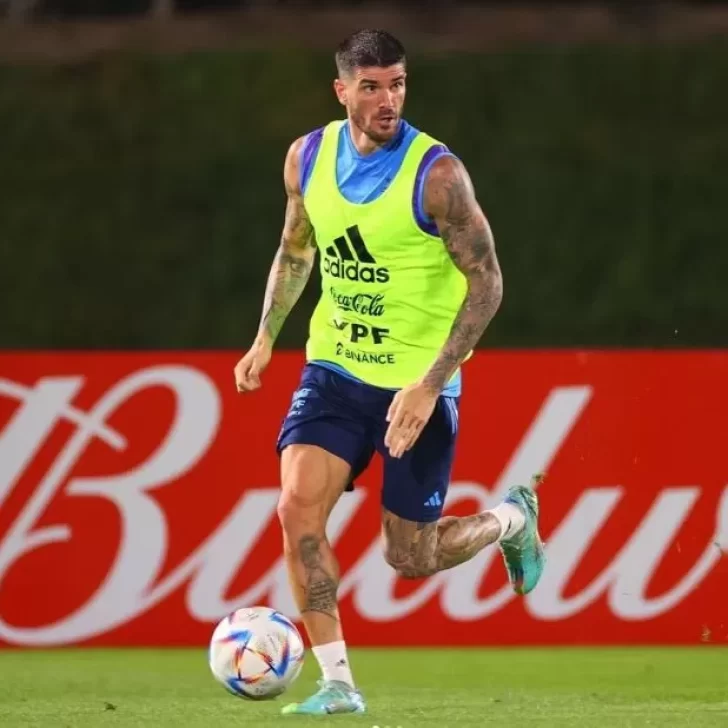 Rodrigo de Paul dijo que “todo está bien” ante las versiones sobre un desgarro que lo dejaba afuera del Mundial de Qatar 2022