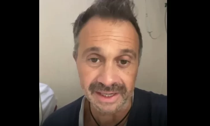 Con un video, Sergio Lapegüe compartió su felicidad tras salir de terapia intensiva