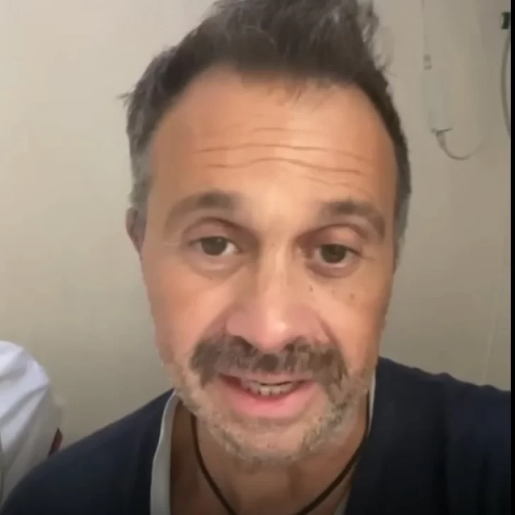 Con un video, Sergio Lapegüe compartió su felicidad tras salir de terapia intensiva