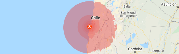 Las primeras imágenes del sismo de 6.8 grados en Chile