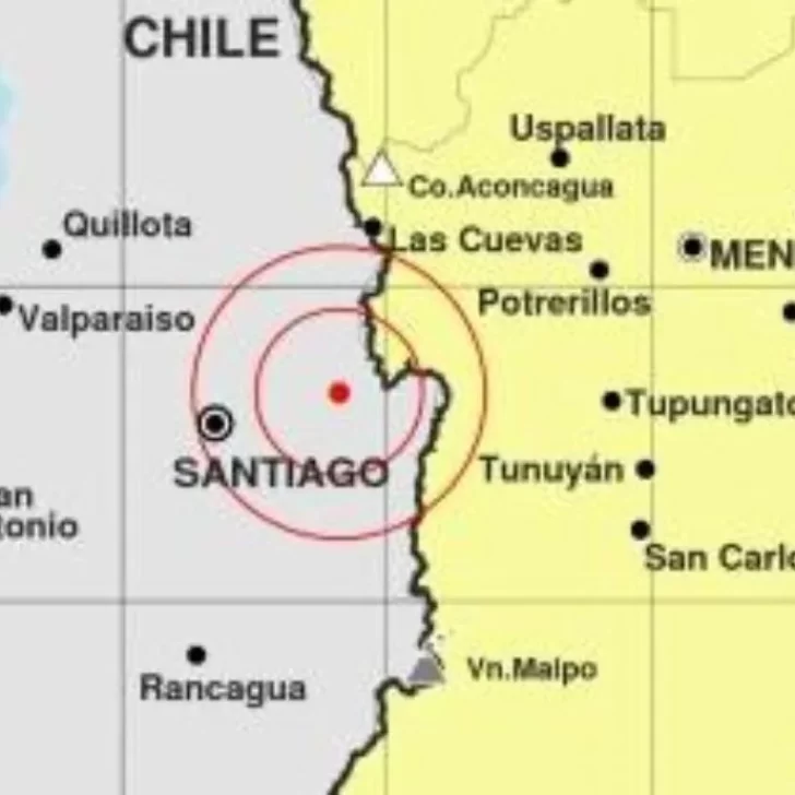 Fuerte temblor con epicentro en Mendoza Fuerte temblor con epicentro en Mendoza