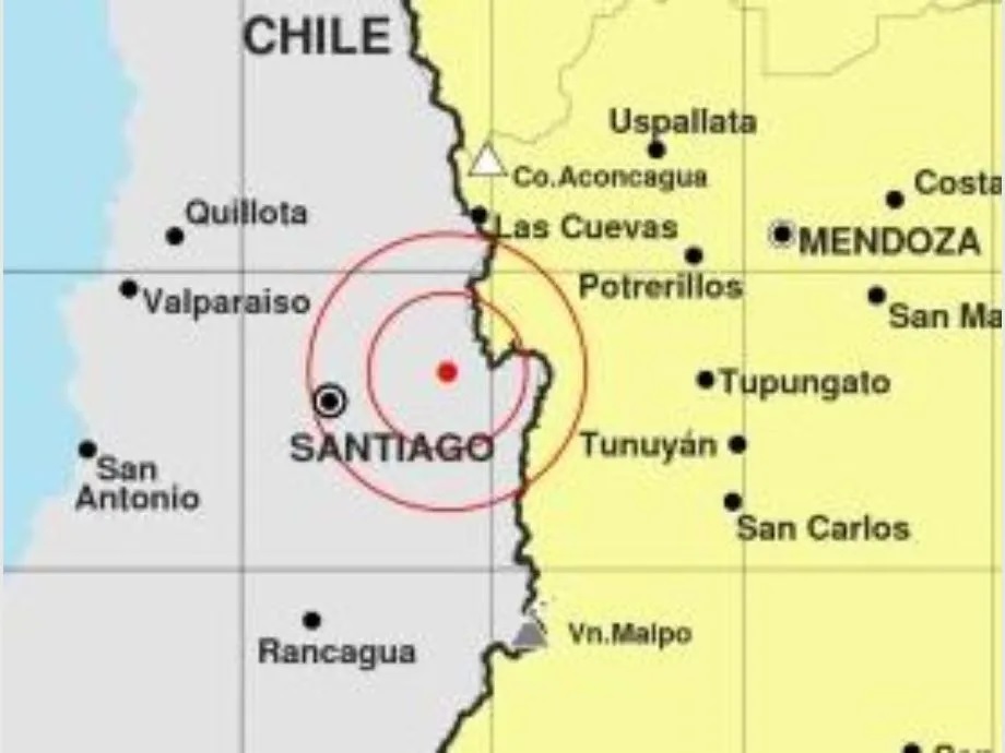 Fuerte temblor con epicentro en Mendoza Fuerte temblor con epicentro en Mendoza