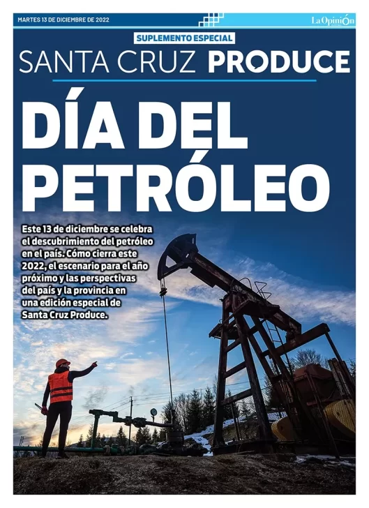 Tapa suplemento Santa Cruz Produce, Día del Petróleo, del martes 13 de diciembre de 2022