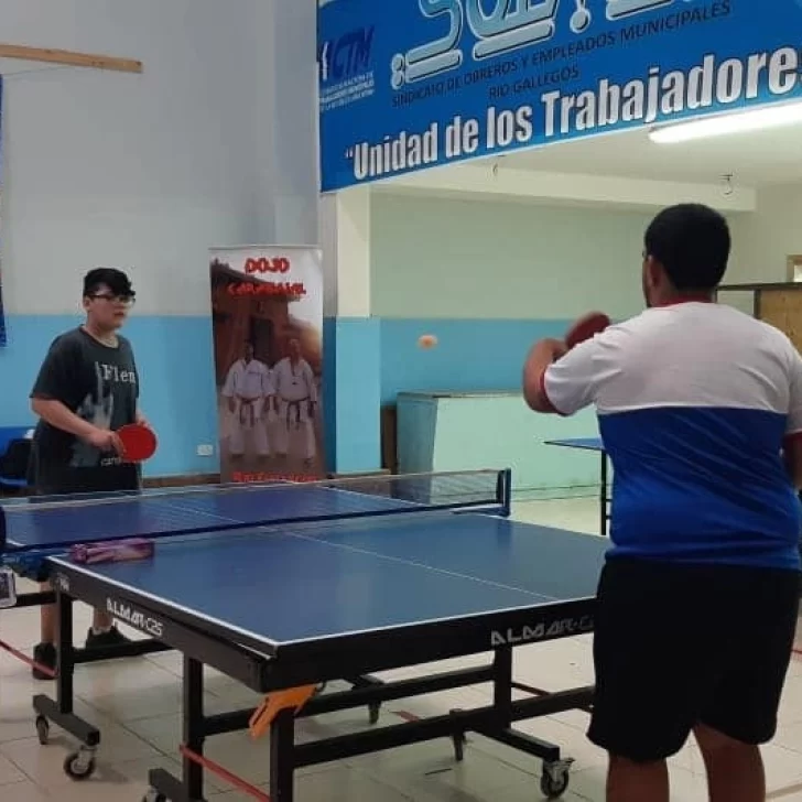 Río Gallegos: El tenis de mesa inició sus entrenamientos