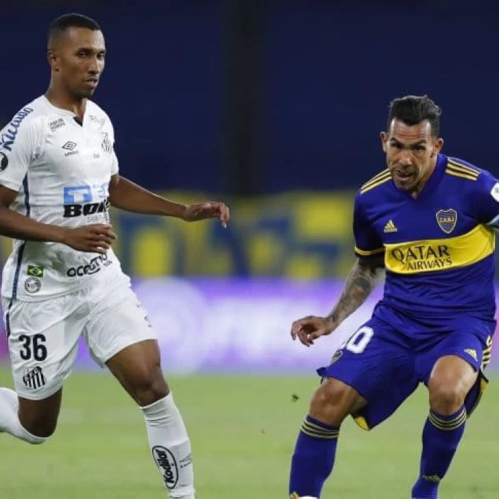 Santos – Boca: horario, formaciones y TV del cruce por Copa Libertadores