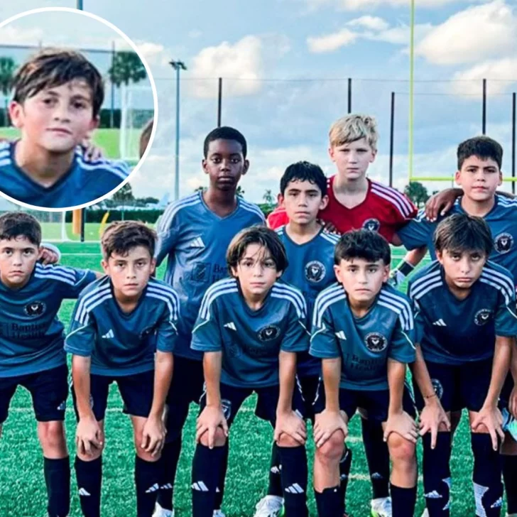 Thiago Messi debutó en las divisiones juveniles del Inter Miami