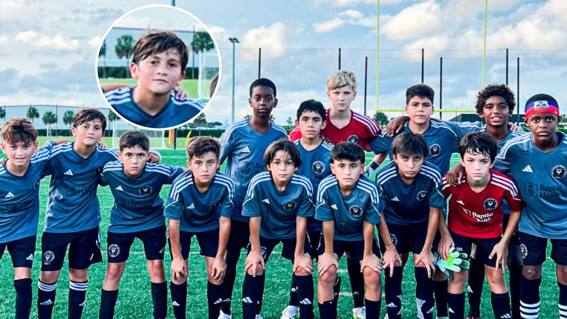 Thiago Messi debutó en las divisiones juveniles del Inter Miami