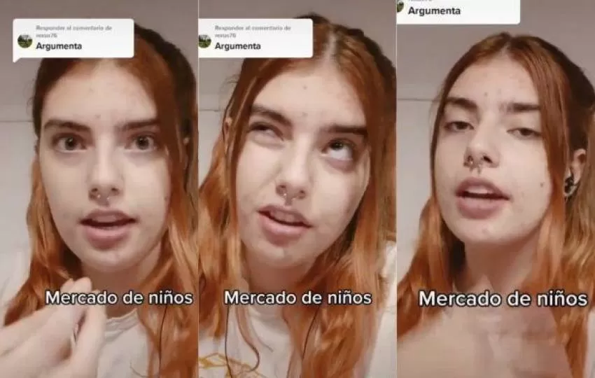 Una tiktoker española propuso la creación de una app para comprar y vender niños Una tiktoker española propuso la creación de una app para comprar y vender niños