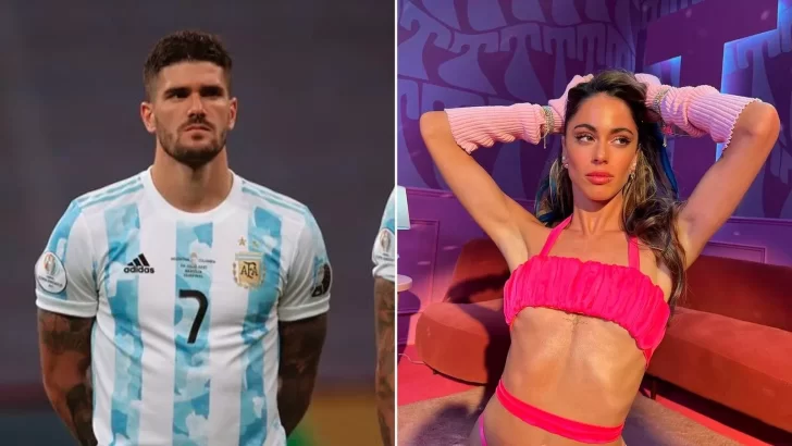 El lindo detalle que tuvo Rodrigo de Paul con Tini Stoessel para los partidos del Mundial Qatar 2022