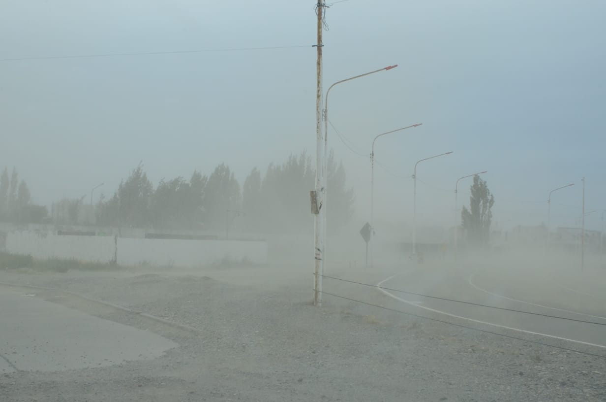 Volvió el vendaval a Río Gallegos: las ráfagas podrían alcanzar los 100 km/h