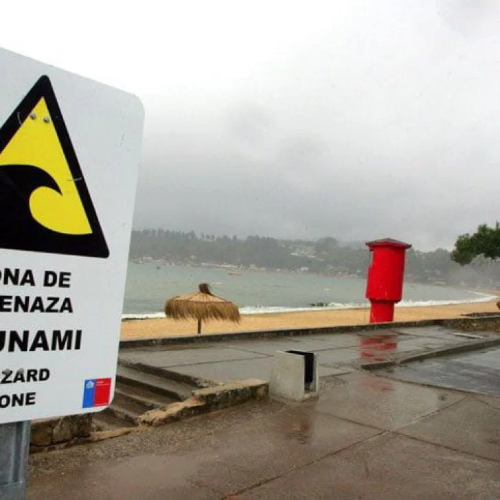 Hay alerta de tsunami menor en las costas de Chile tras el sismo en Nueva Zelanda