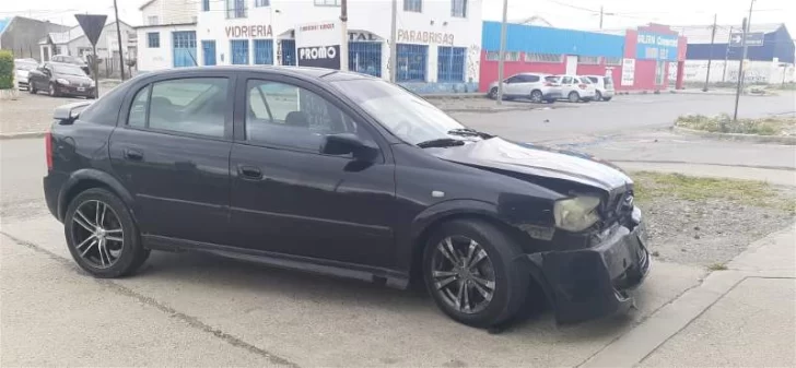 Chocado y abandonado