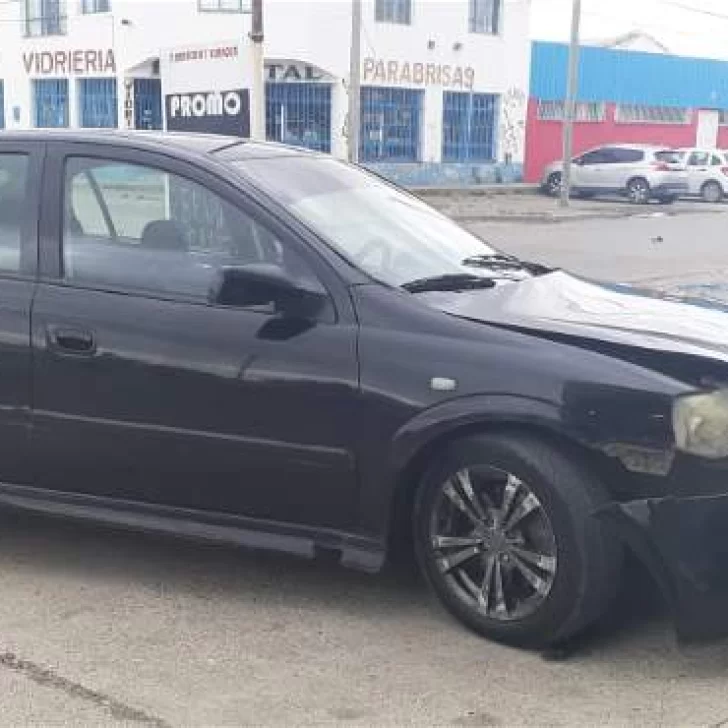 Chocado y abandonado
