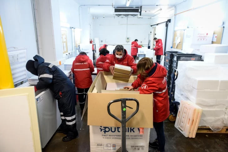 5.400 dosis de la Sputnik V serán distribuidas para la provincia de Chubut