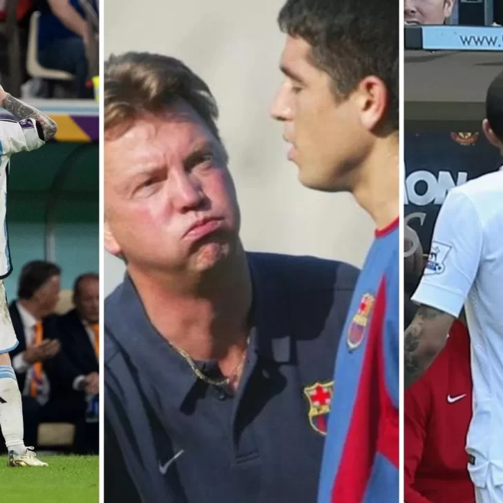 El historial de desprecio de Van Gaal por los jugadores argentinos: Messi, Riquelme y Di María