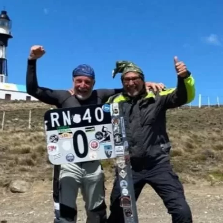 Los grabaron festejando en el Km. 0 de la ruta 40 y el video se viralizó: “Ni sabíamos que nos habían filmado”