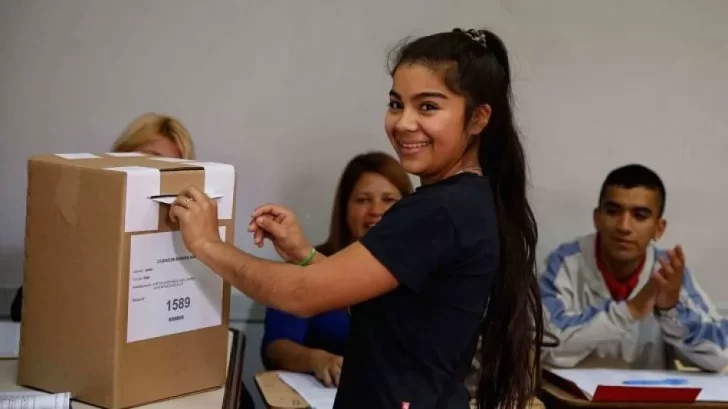 Elecciones. Voto joven: cuántos electores de 16 y 17 años tiene cada provincia