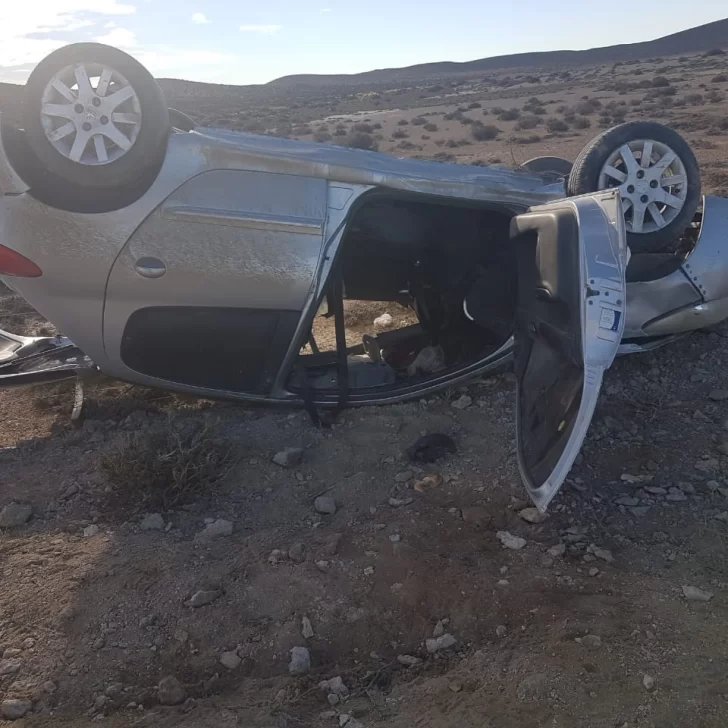 Vuelco en Fitz Roy: tres personas lesionadas