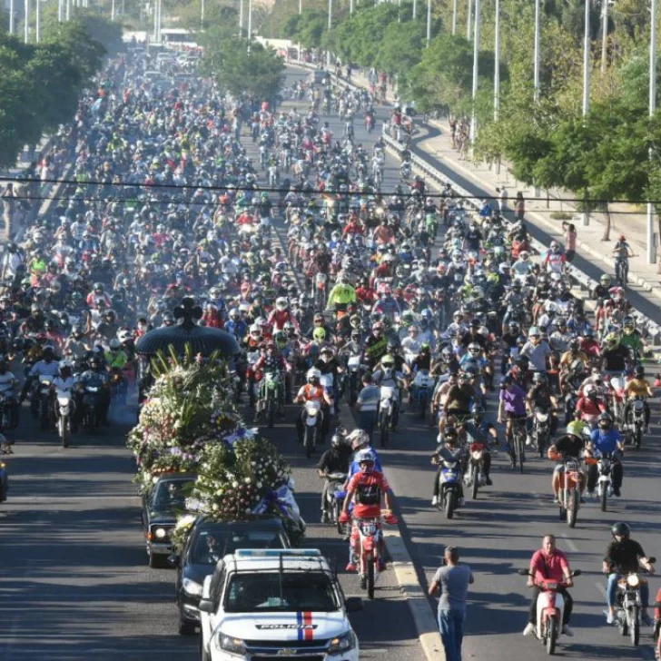 Emocionante. Cientos de motociclistas y sanjuaninos despidieron a Gerónimo Wey Zapata