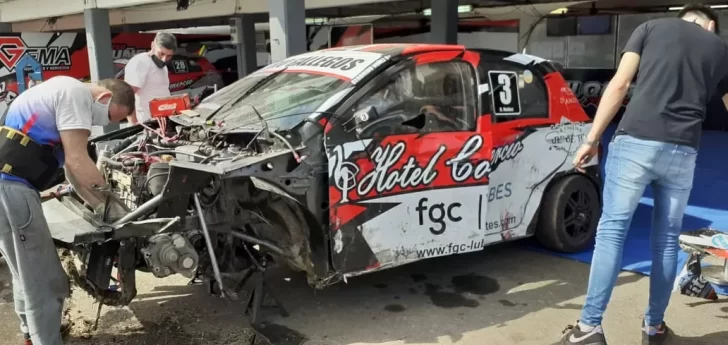 Turismo Nacional: “Gero” Núñez ligó por un accidente ajeno y quedó 4° en el Campeonato Argentino