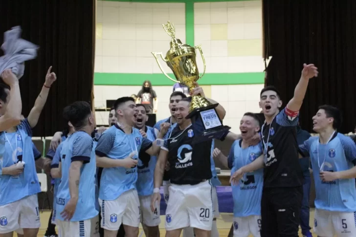 Futsal: Opción Joven le ganó a Diablos Rojos y gritó campeón en Río Gallegos