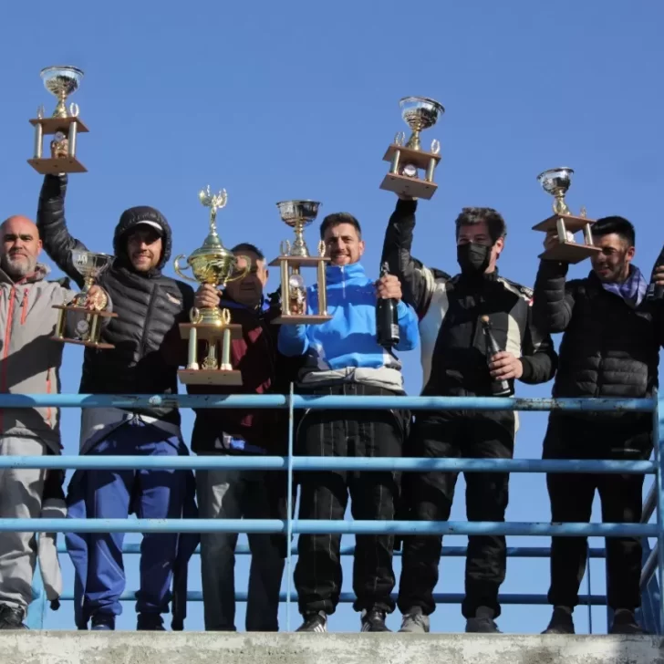Ni el viento los paró: domingo de campeones en el automovilismo de Río Gallegos