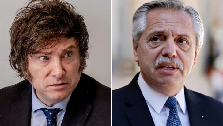 Javier Milei acusó a Alberto Fernández de “golpeador, infiel y corrupto”