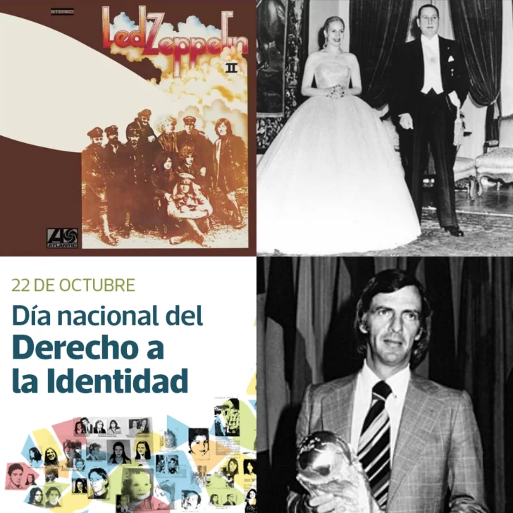 Efemérides: ¿Qué pasó un día como hoy, 22 de octubre en Argentina y el mundo?