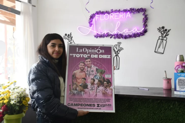 Cumplió un año la florería de Kospi, la hermana de “Toto” Avilés: “Nunca imaginamos tener un local”