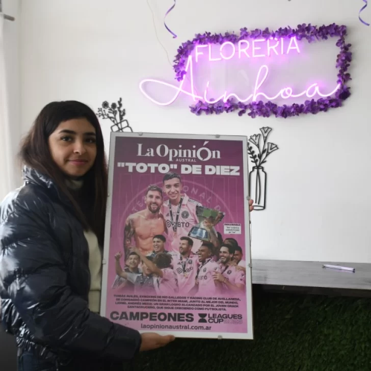 Cumplió un año la florería de Kospi, la hermana de “Toto” Avilés: “Nunca imaginamos tener un local”