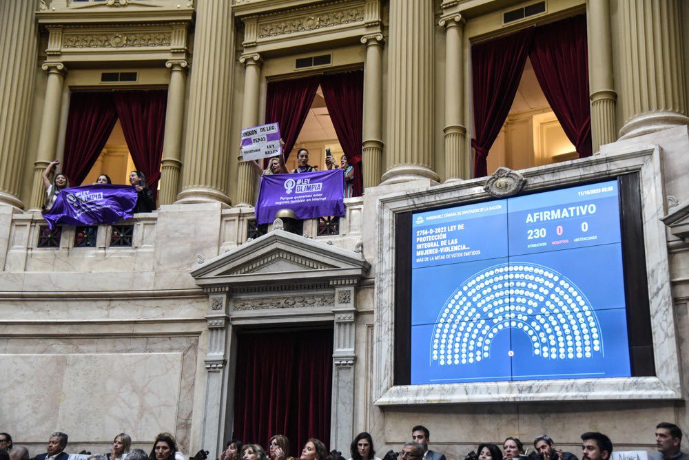 Se aprobó la ley Olimpia en Argentina: “Lo virtual es real y es nuestra justicia”