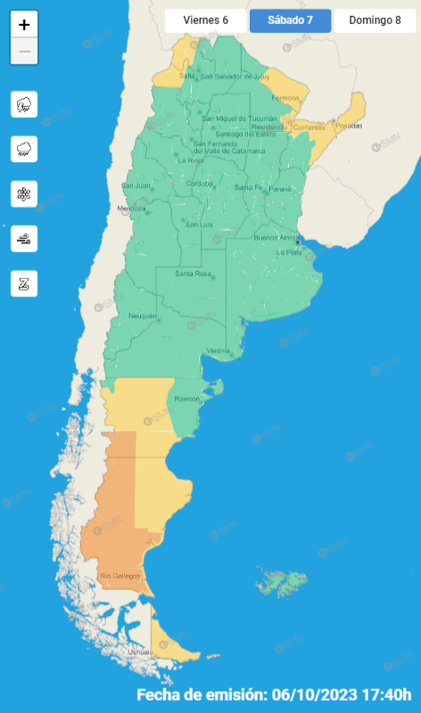 Alerta naranja por fuertes vientos para gran parte de Santa Cruz | La ...