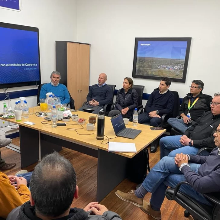 Newmont Cerro Negro se reunió con las nuevas autoridades de CAPROMISA