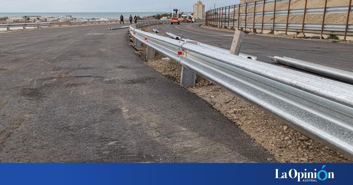Ya terminó el asfaltado de la Ruta 3 en Comodoro y esta semana quedaría ...