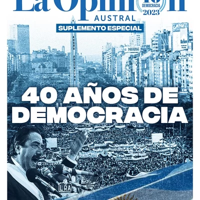 Tapa Suplemento Especial: 40 años de democracia, 30 de octubre de 2023