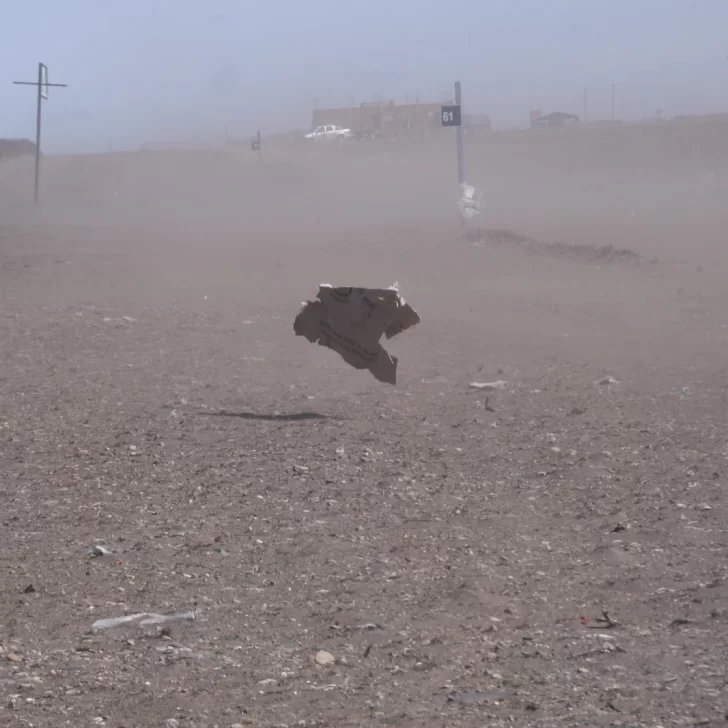 Alerta amarilla por fuertes vientos en Río Gallegos y gran parte de Santa Cruz