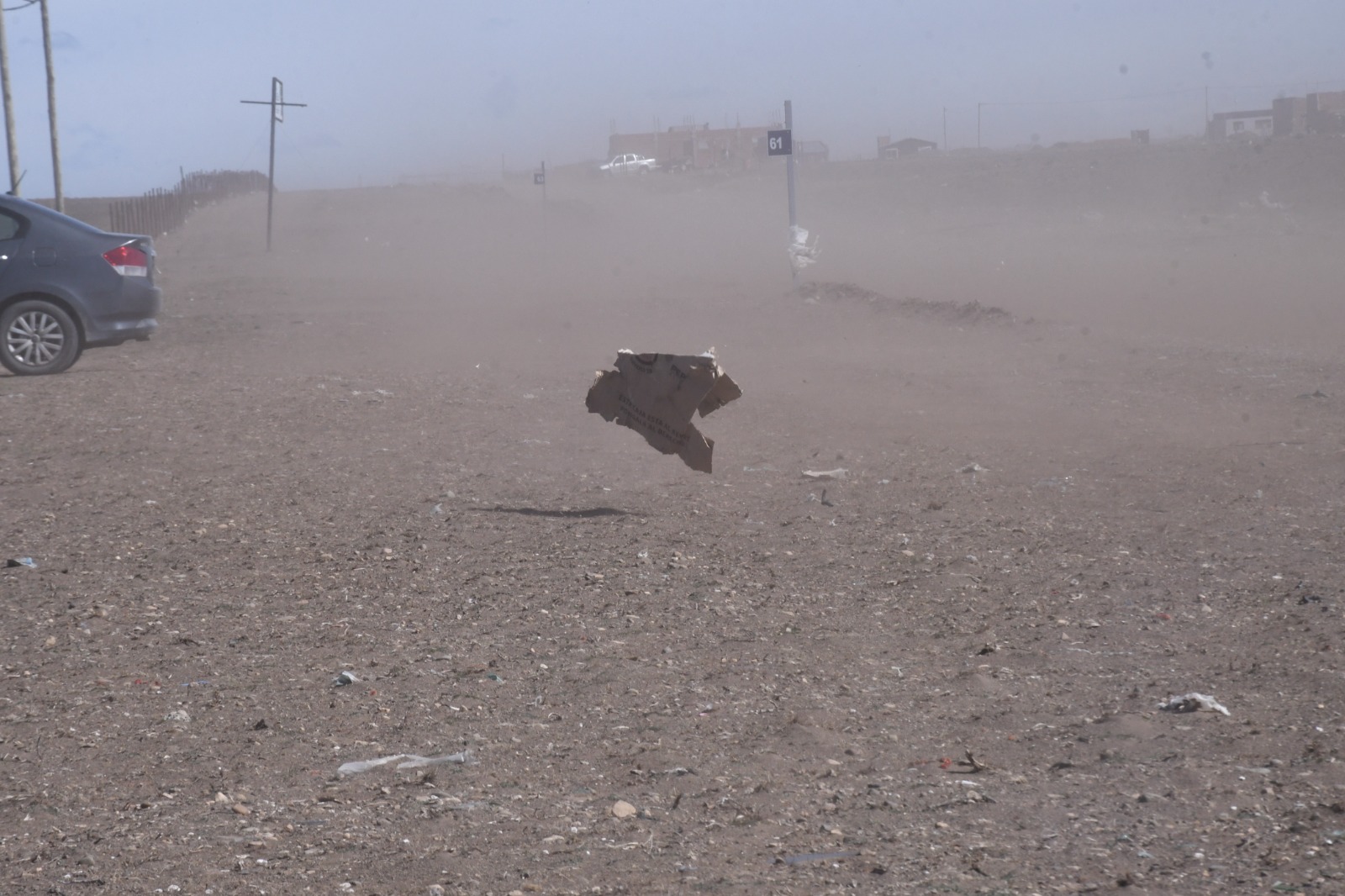 Alerta amarilla por fuertes vientos en Río Gallegos y gran parte de Santa Cruz