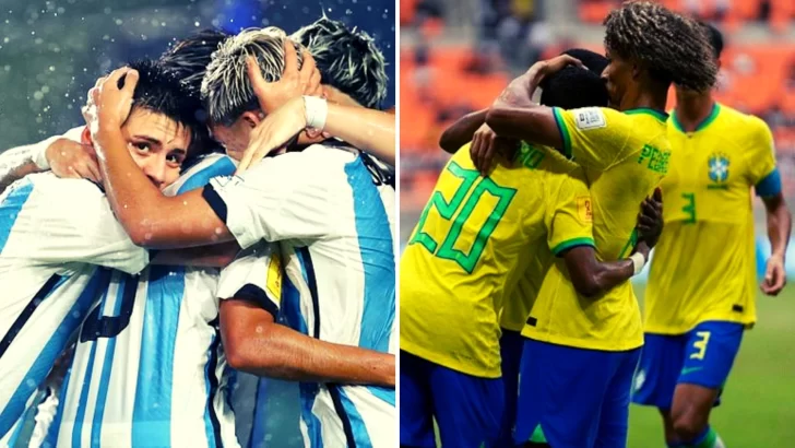Argentina vs. Brasil por los cuartos de final del Mundial Sub-17: hora, TV y formaciones