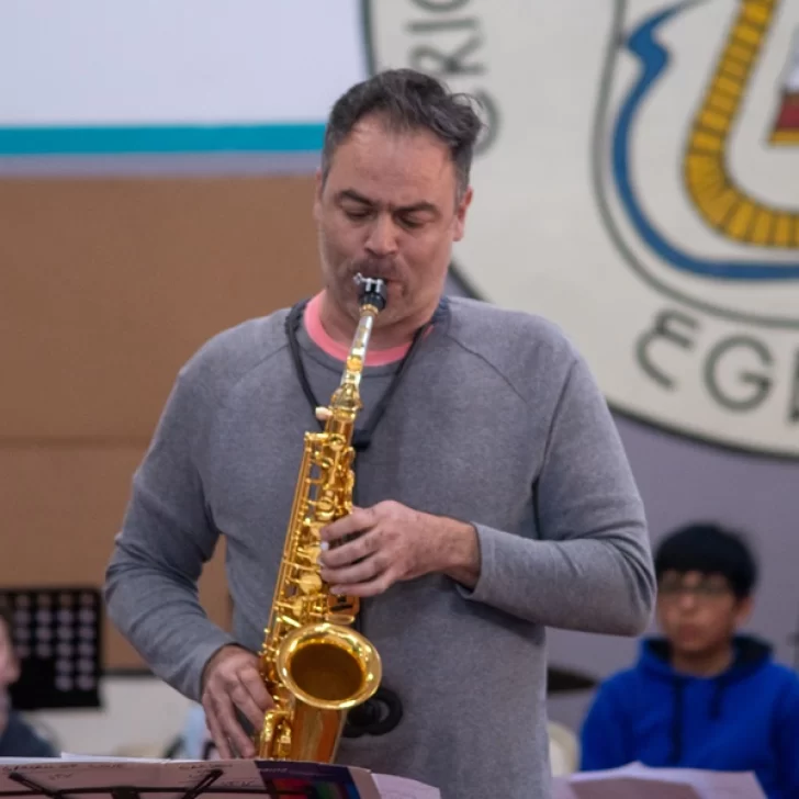 Comenzó el seminario del saxofonista Emiliano Barri en Río Gallegos