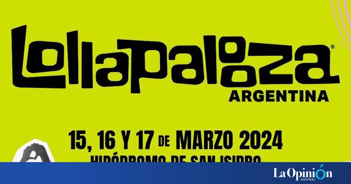 Se confirmó el line up del Lollapalooza Argentina 2024 ¿Quiénes