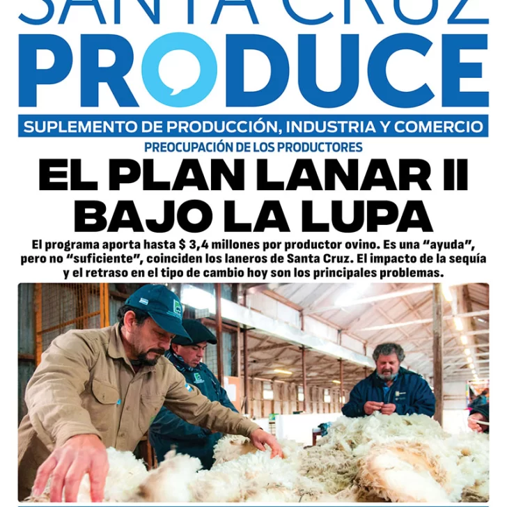 Tapa Suplemento especial de Santa Cruz Produce, El plan lanar II bajo la lupa