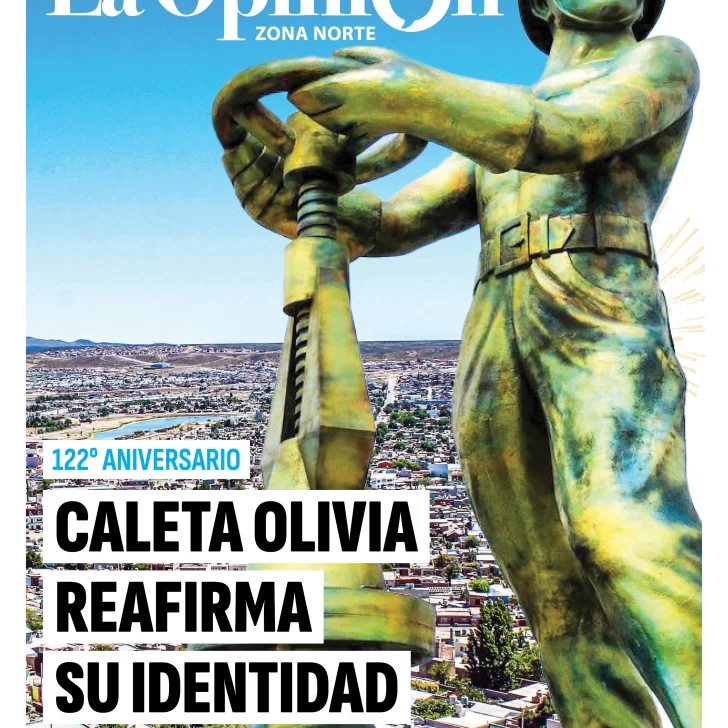 Diario La Opinión Zona Norte tapa edición impresa del lunes 20 de noviembre de 2023, Caleta Olivia, Santa Cruz, Argentina